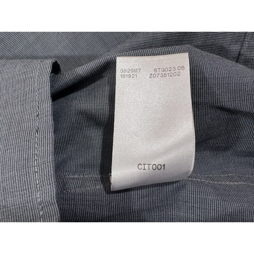 Gucci Mens Gray Shirt Long Sleeve Cotton Sharkfin Button Dress Sz 15.5 ITALY